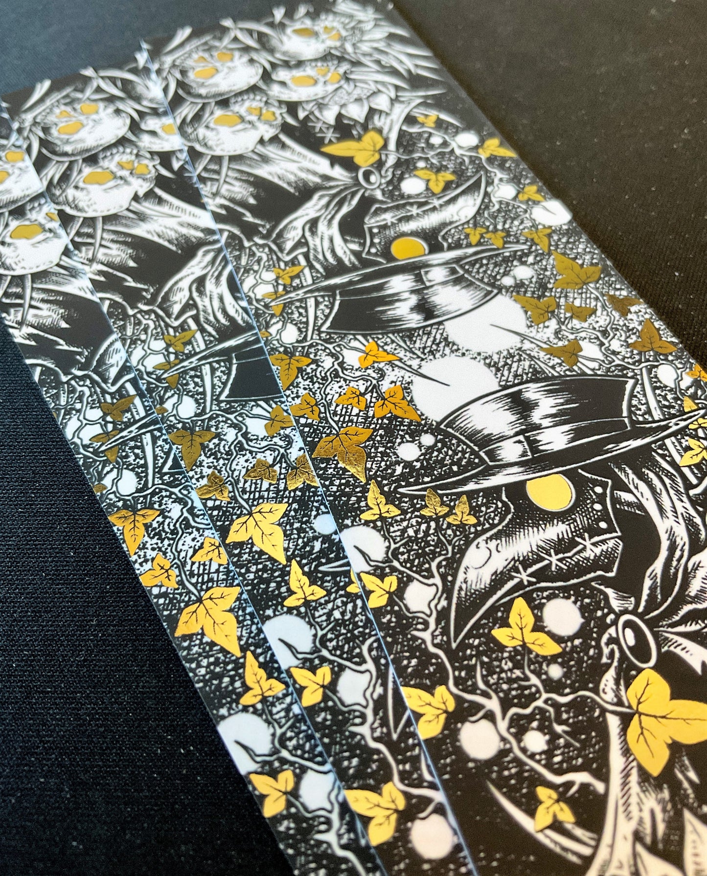 Plague Doctor Luxury Foil Bookmark