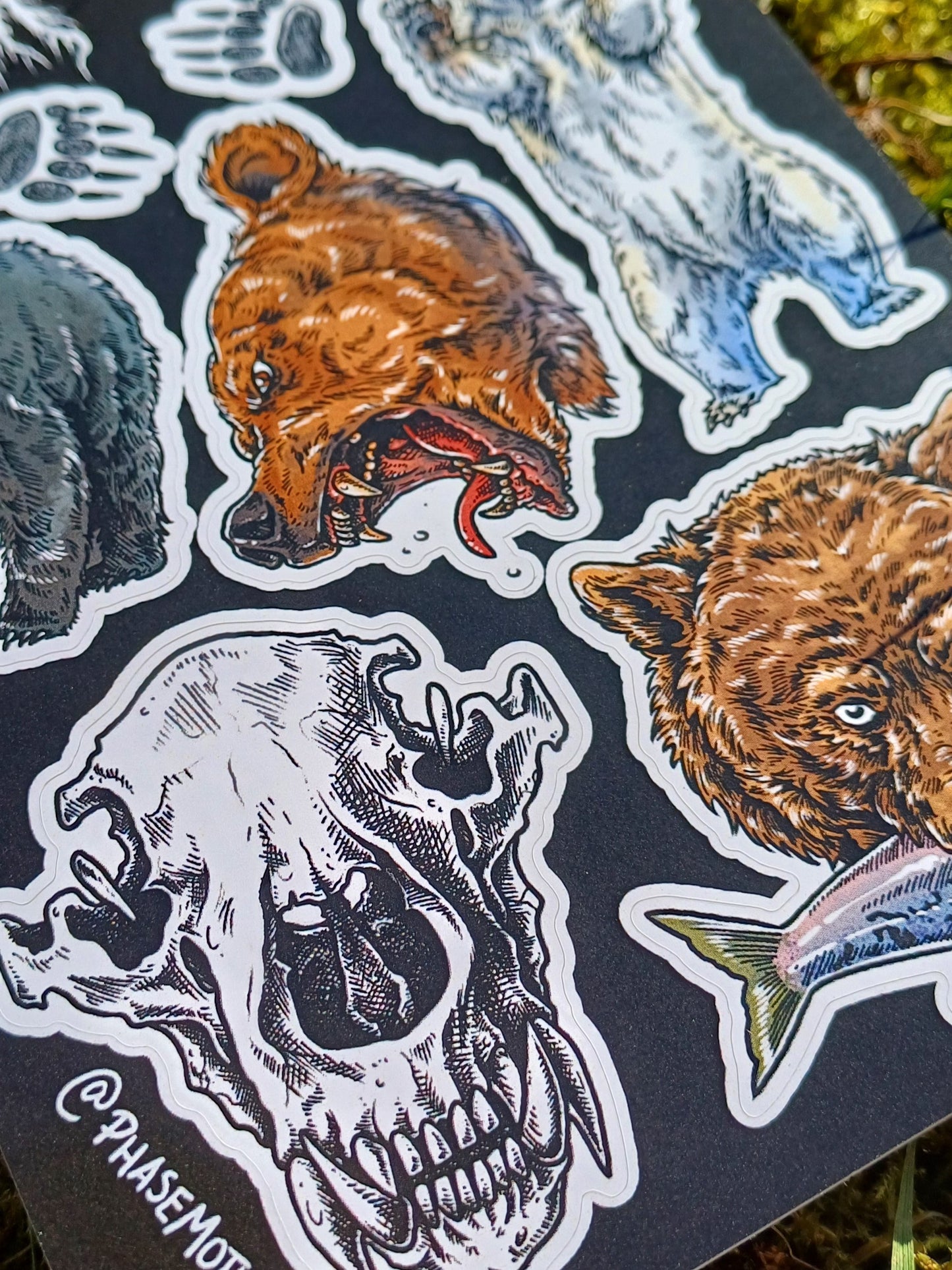 Bear A6 Sticker Sheet