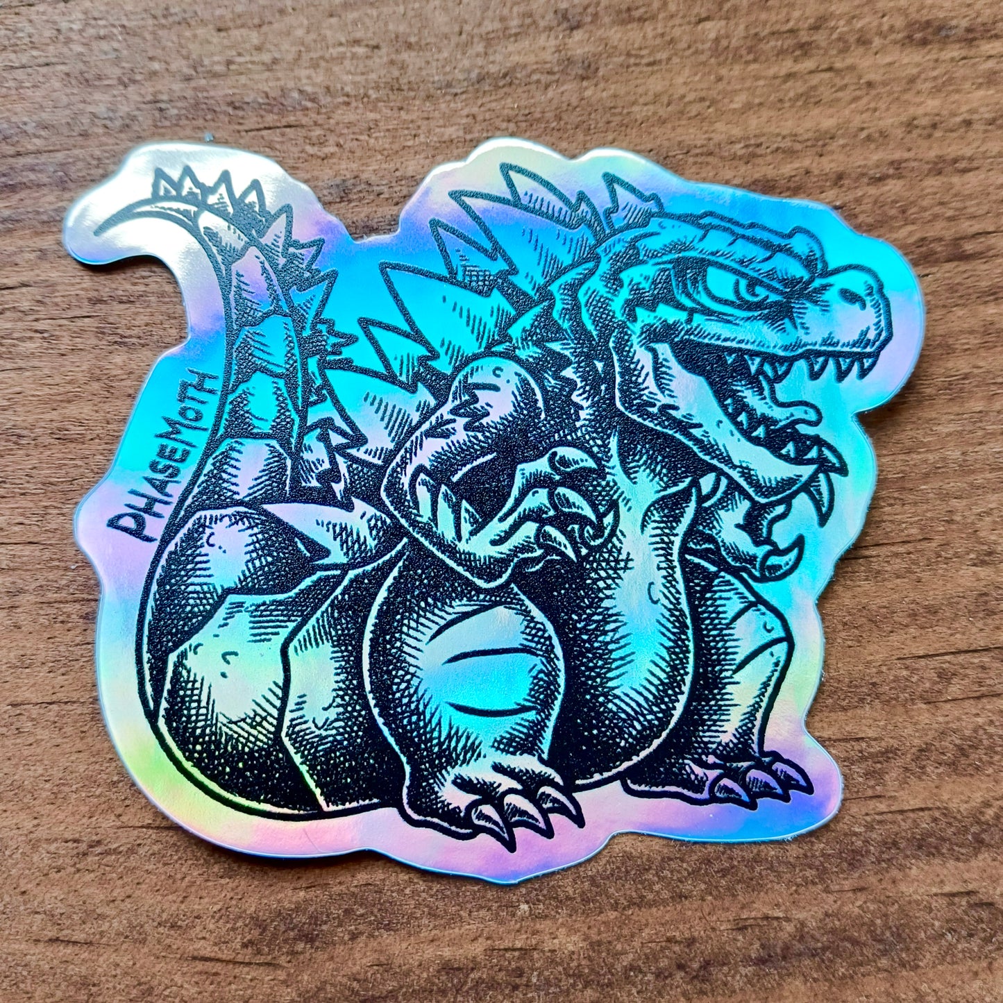 GODZILLA Holographic Vinyl Sticker