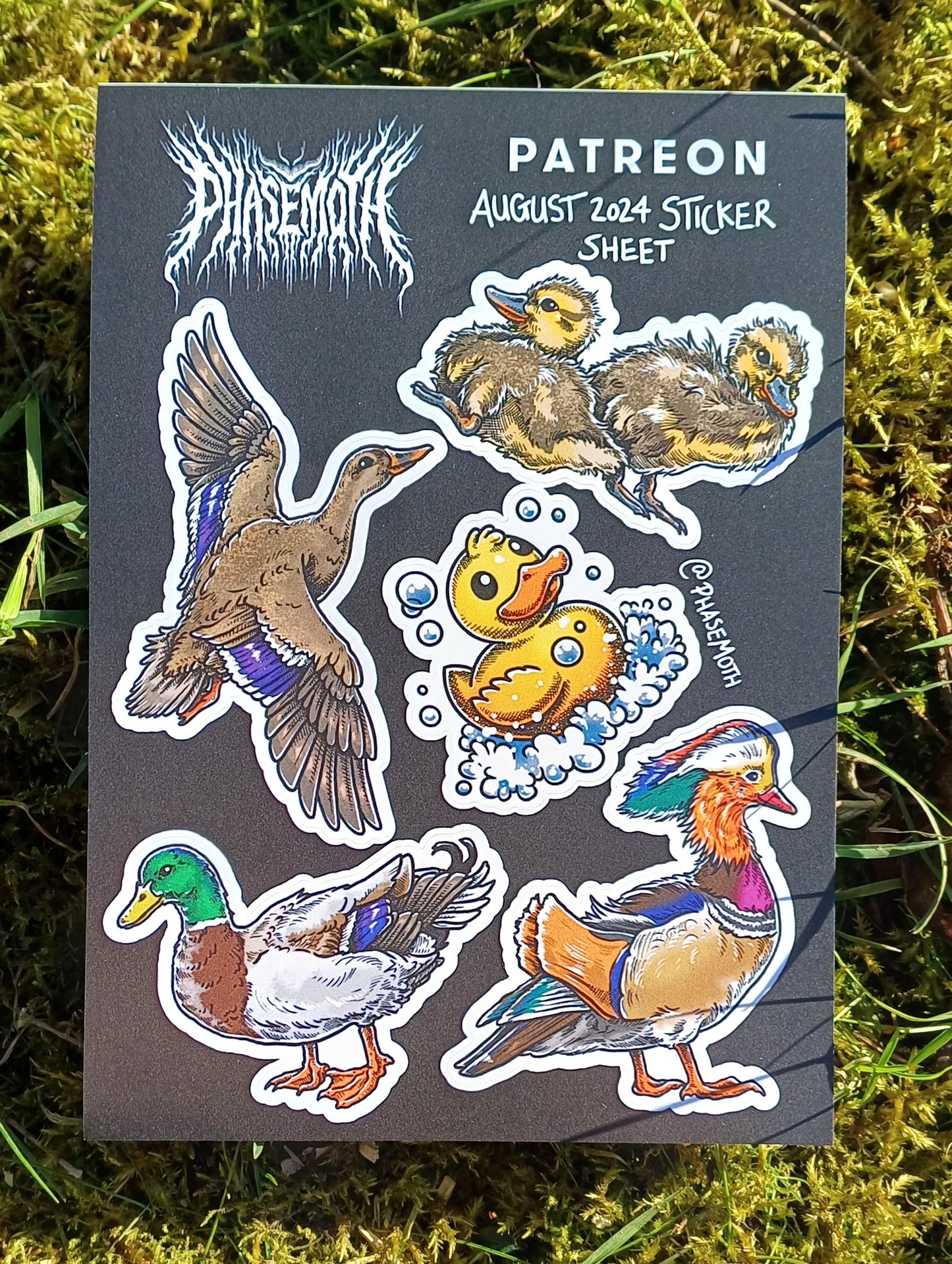 Duck A6 Sticker Sheet