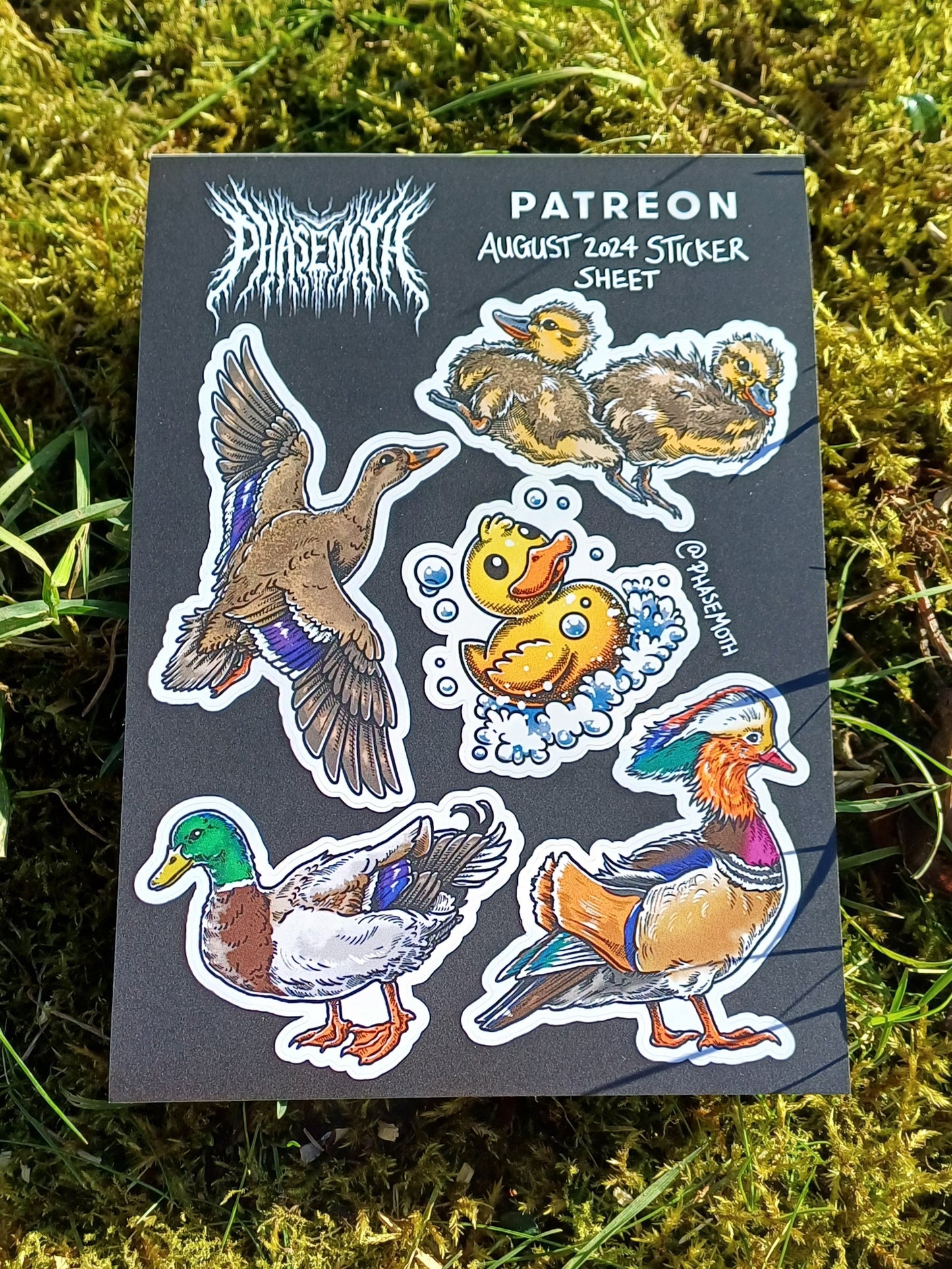 Duck A6 Sticker Sheet