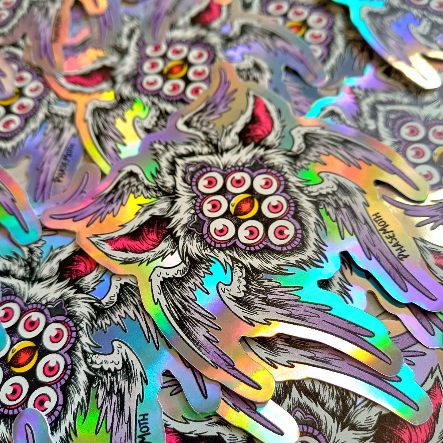 Furby Angel Horror Holographic Sticker