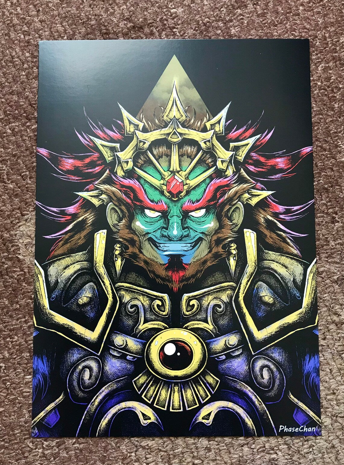 Ganondorf Zelda 35th Anniversary Fan Art Print