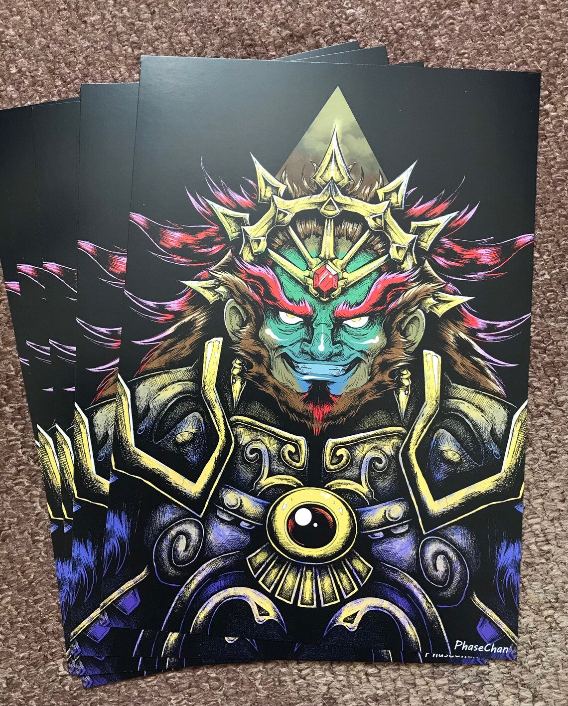 Ganondorf Zelda 35th Anniversary Fan Art Print