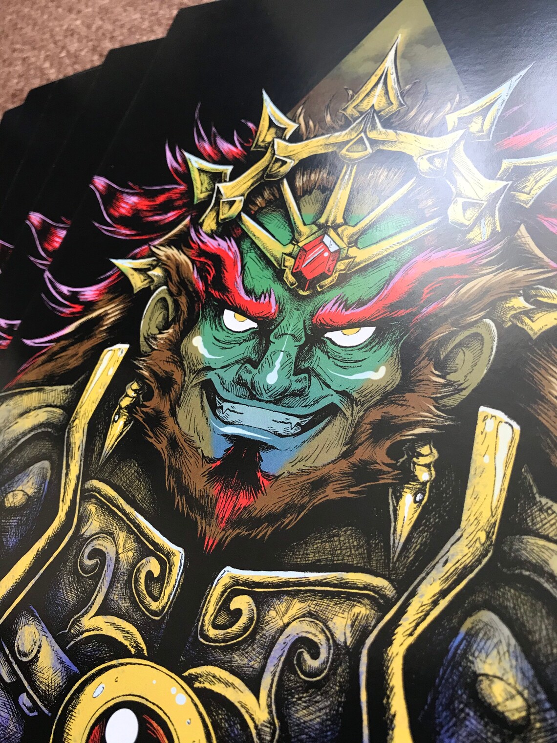 Ganondorf Zelda 35th Anniversary Fan Art Print