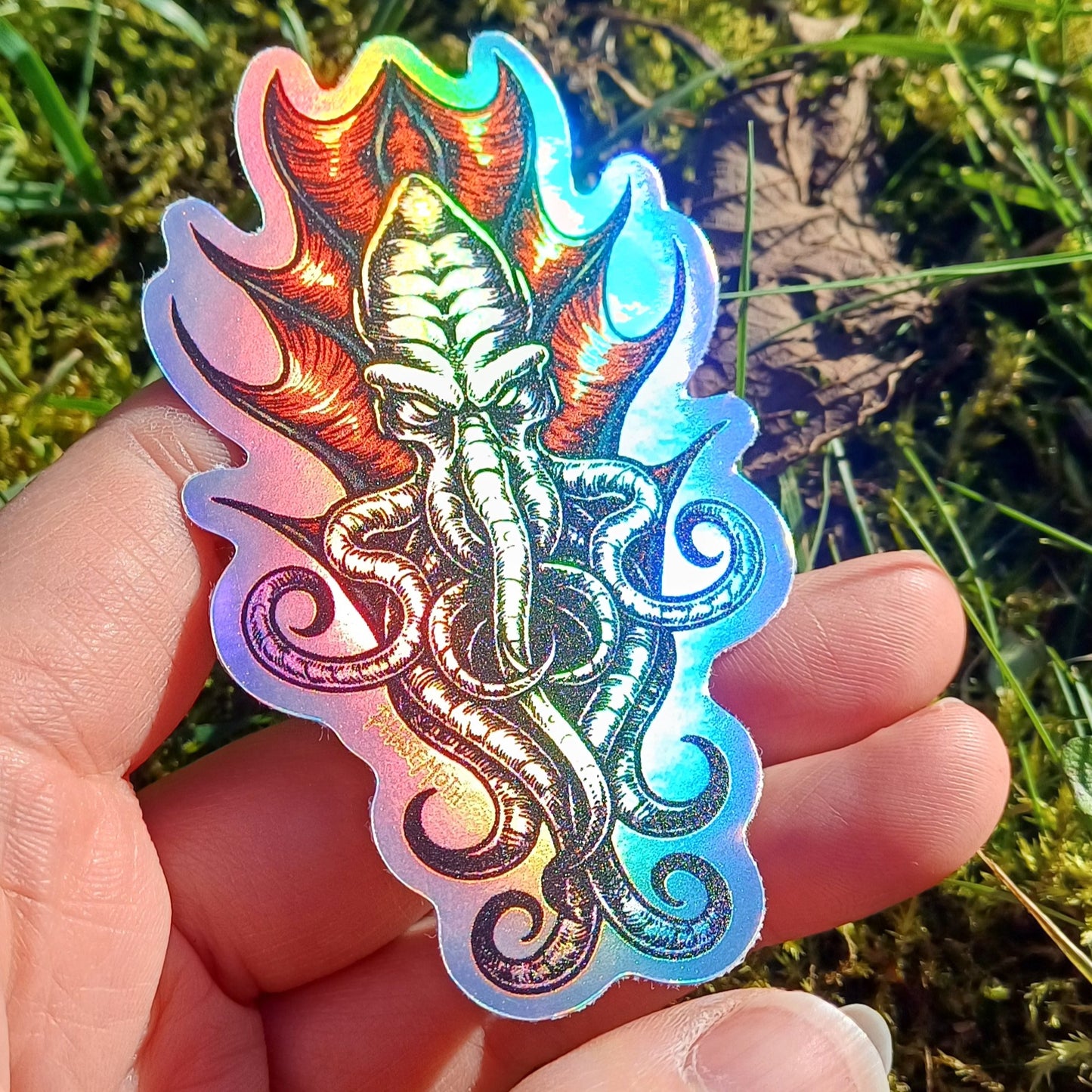 MINDFLAYER Illithid Holographic Vinyl Sticker