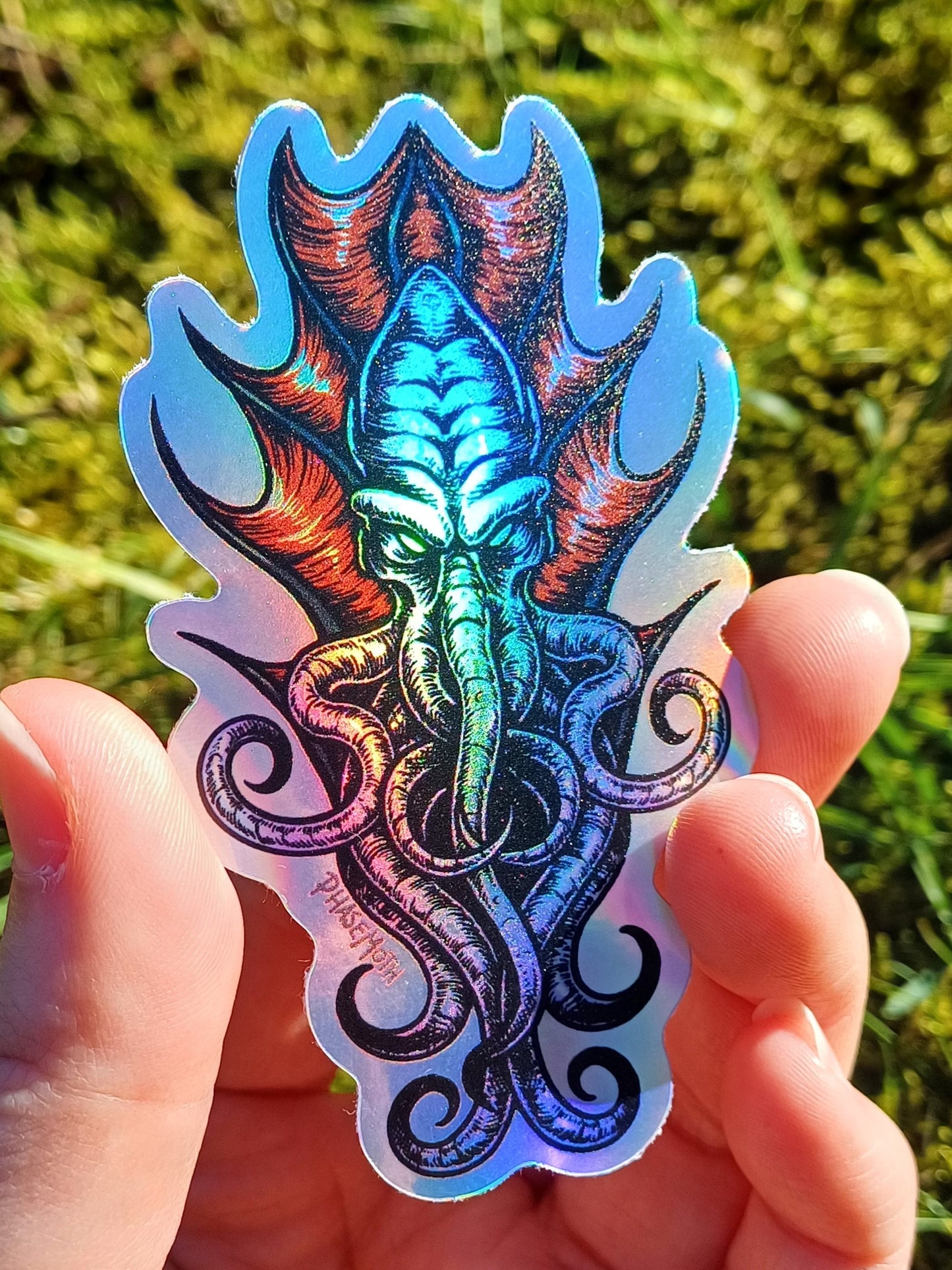 MINDFLAYER Illithid Holographic Vinyl Sticker