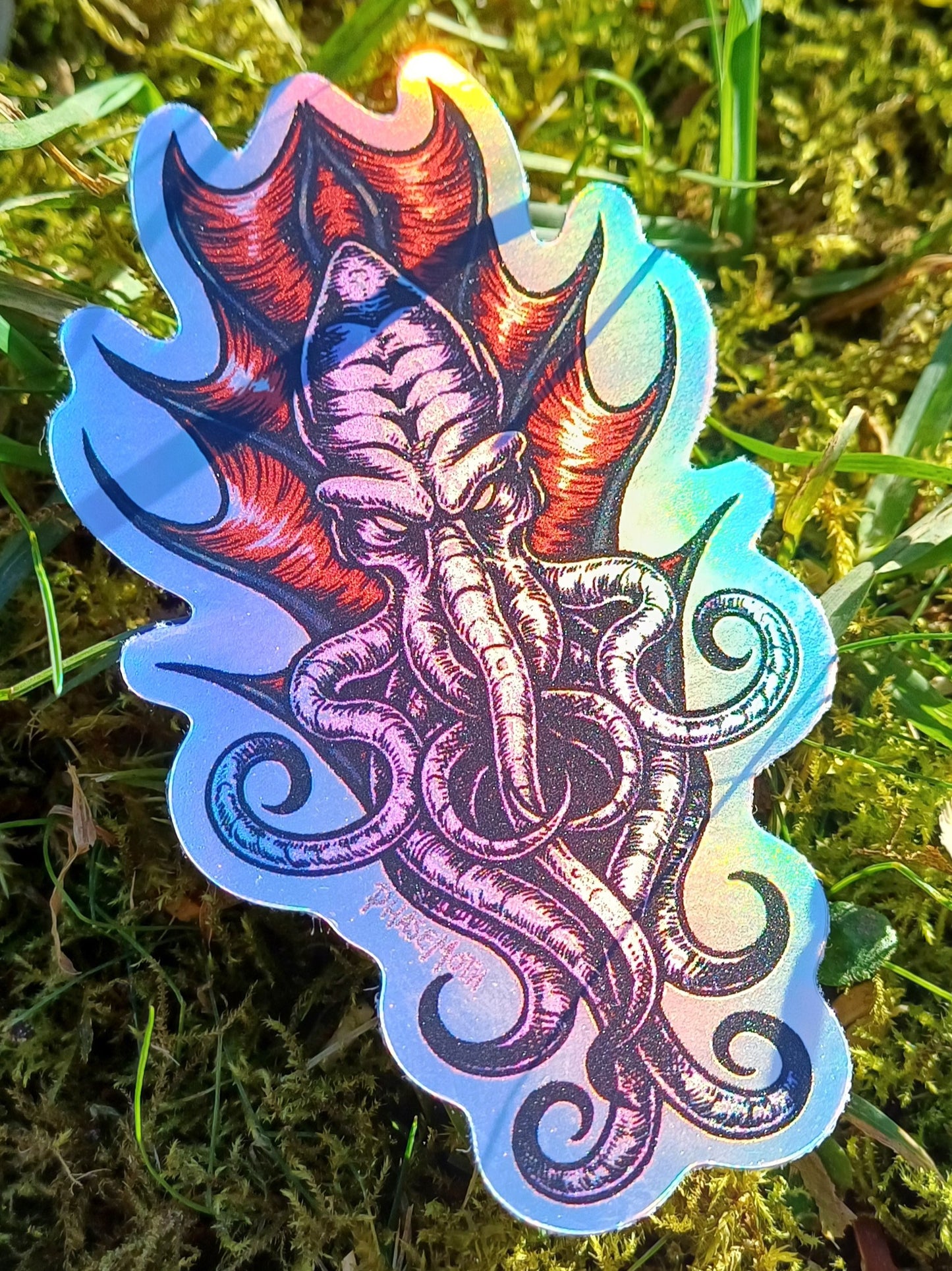 MINDFLAYER Illithid Holographic Vinyl Sticker