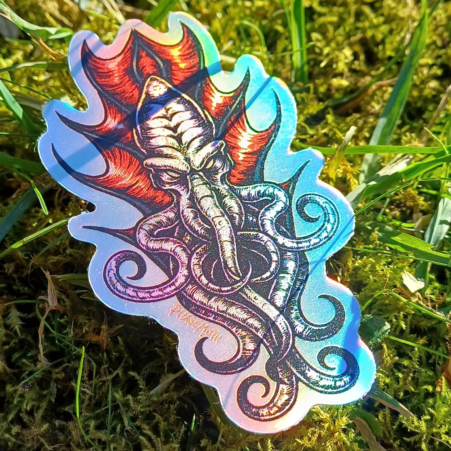 MINDFLAYER Illithid Holographic Vinyl Sticker