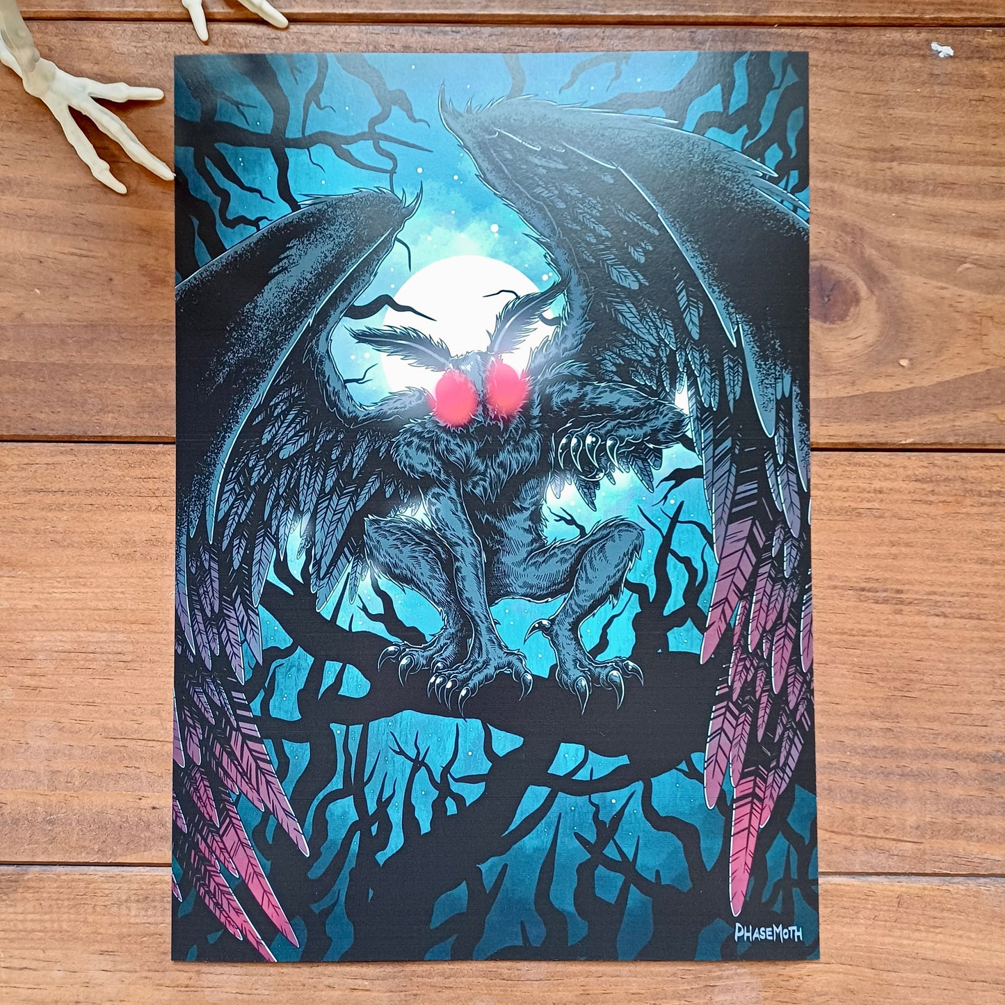 MOTHMAN A4 Art Print