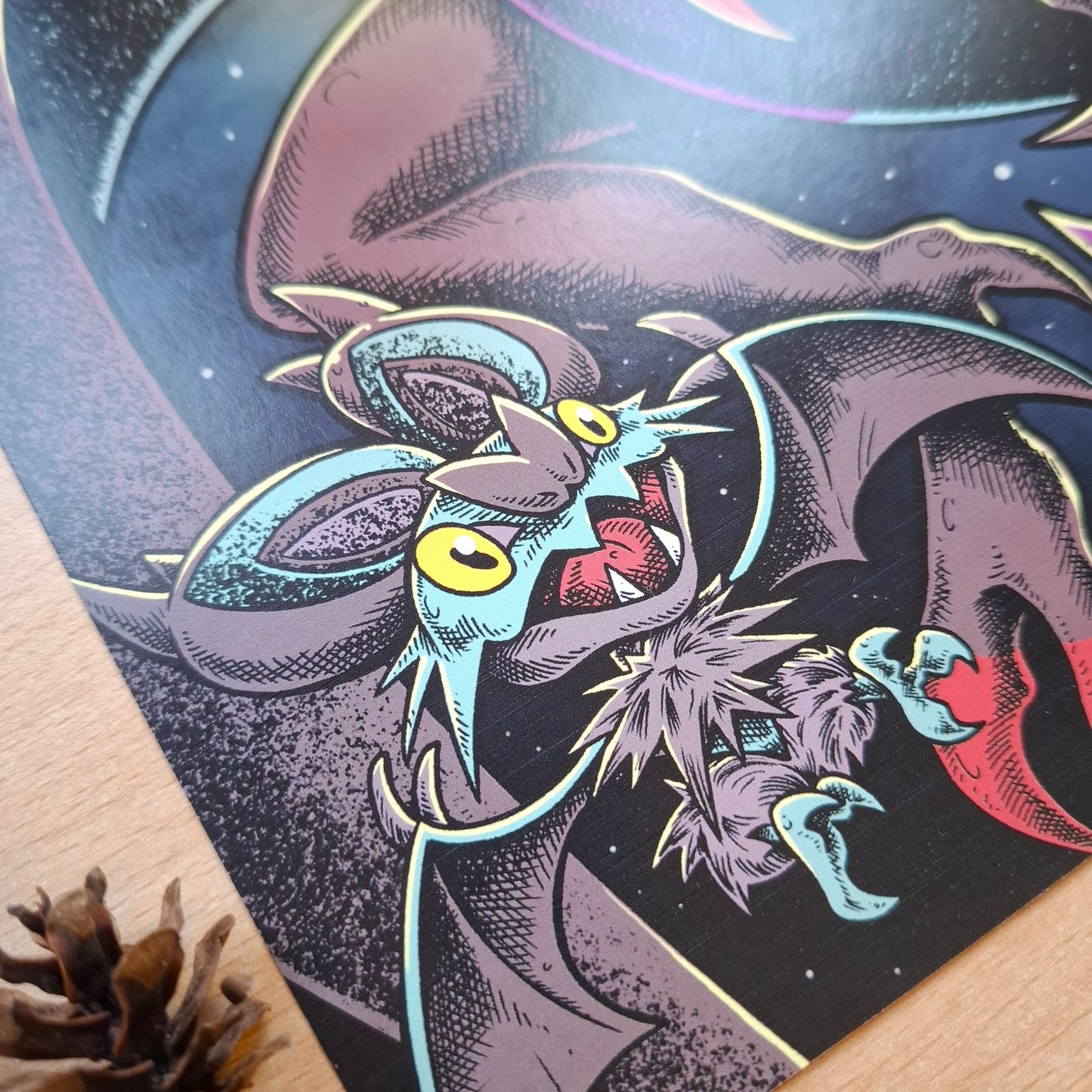 Noivern & Noibat A4 Art Print