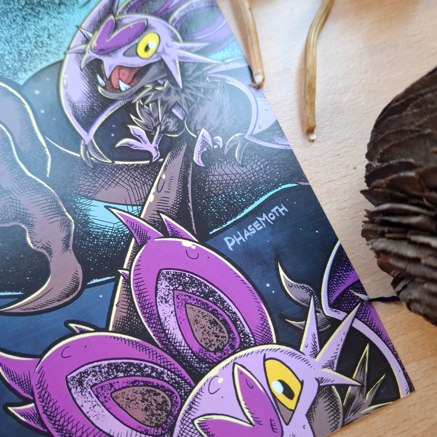 Noivern & Noibat A4 Art Print