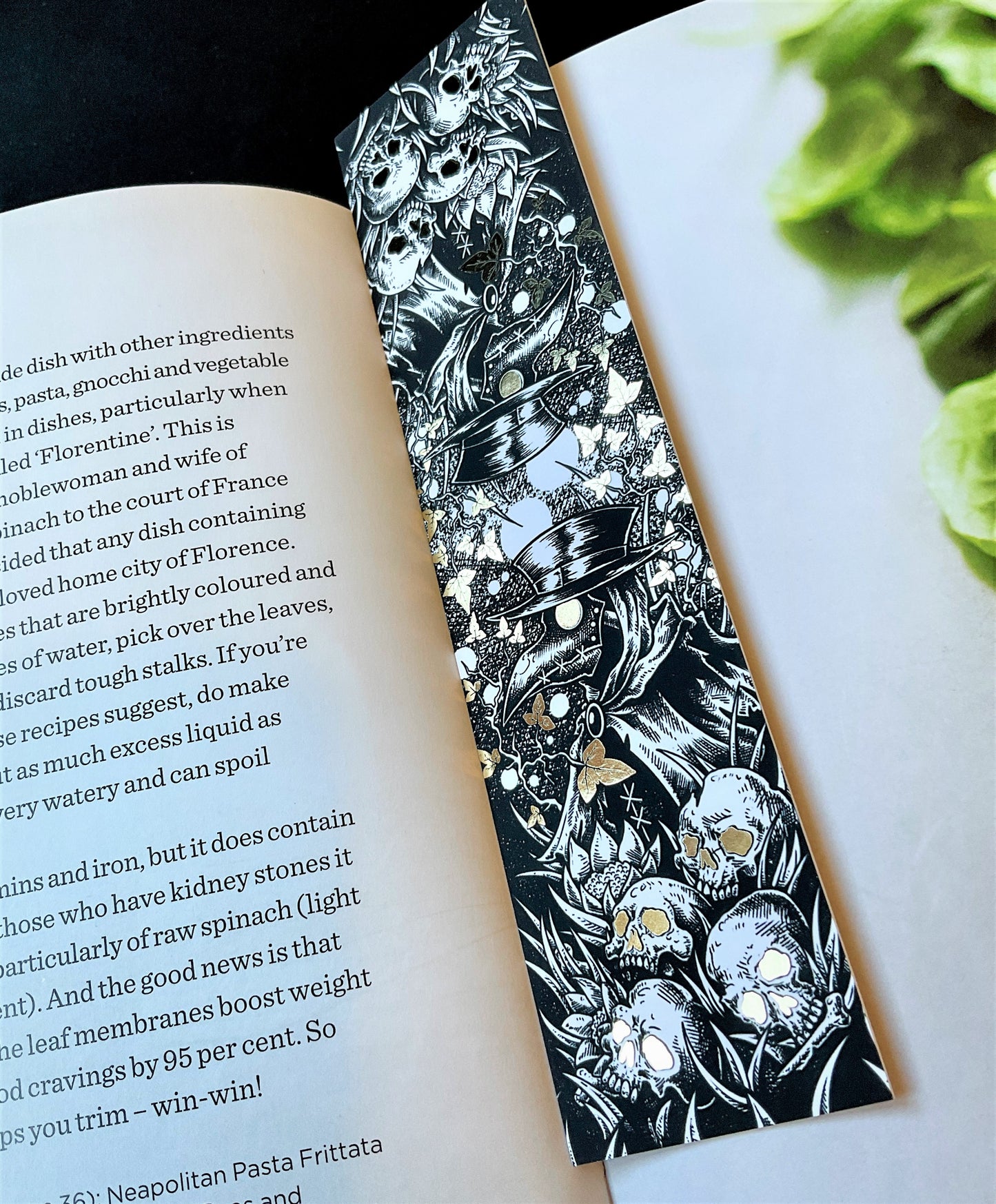 Plague Doctor Luxury Foil Bookmark