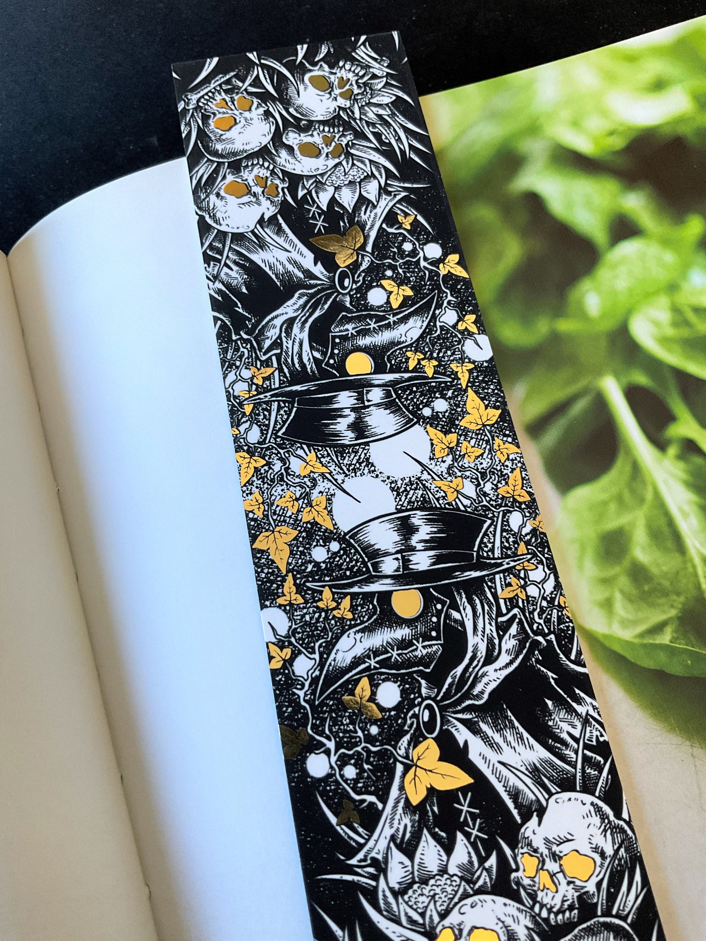 Plague Doctor Luxury Foil Bookmark