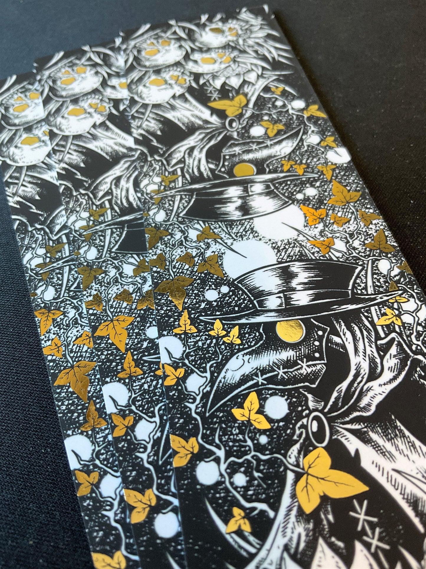 Plague Doctor Luxury Foil Bookmark