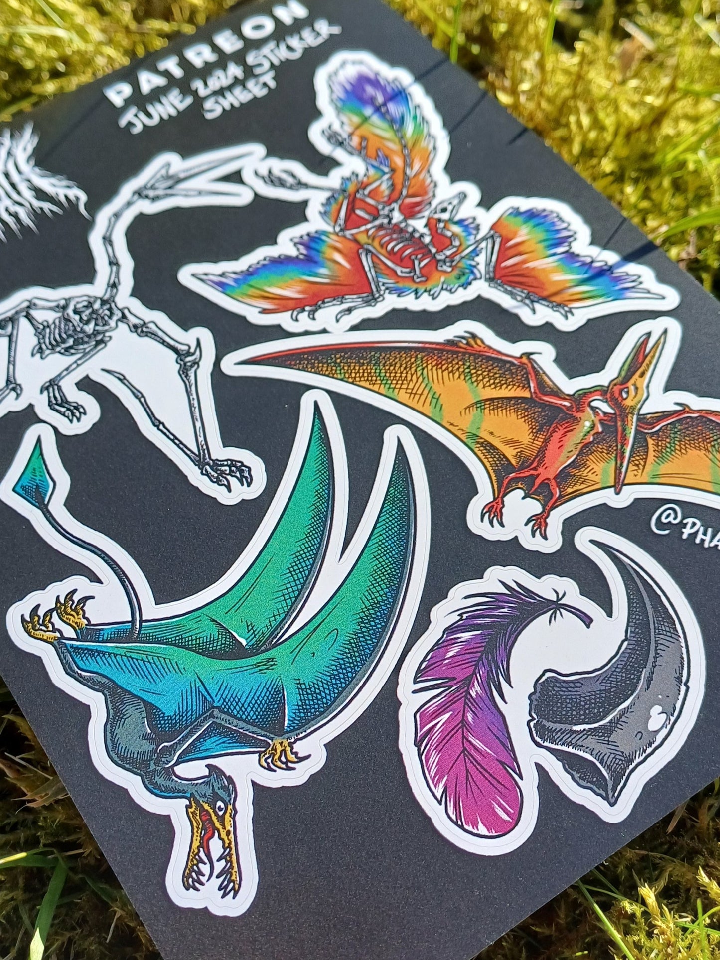 Pterosaur A6 Sticker Sheet