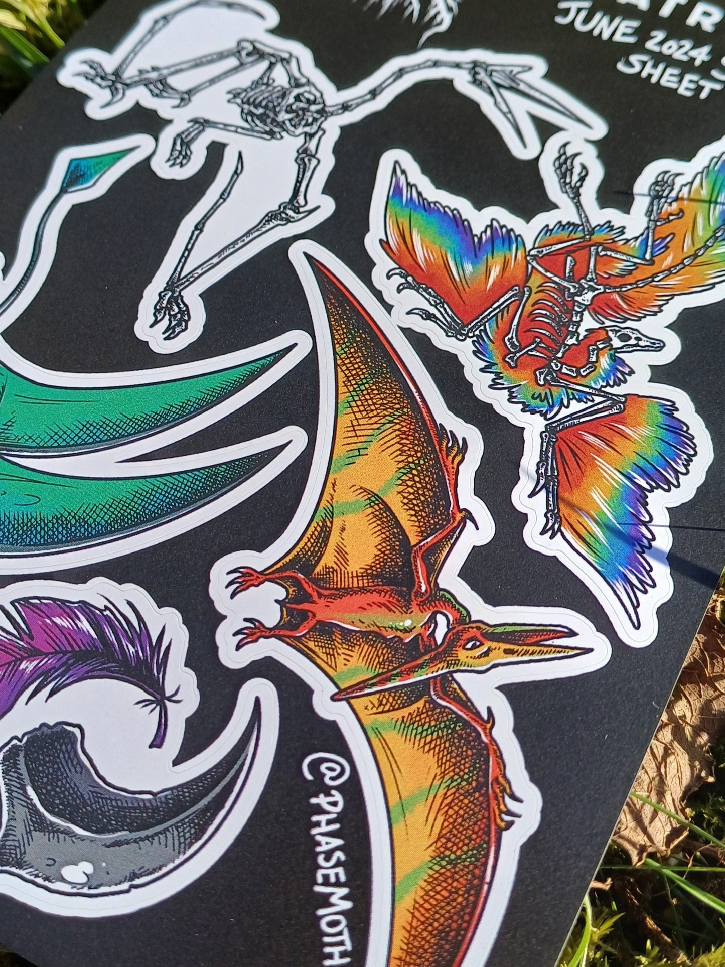 Pterosaur A6 Sticker Sheet