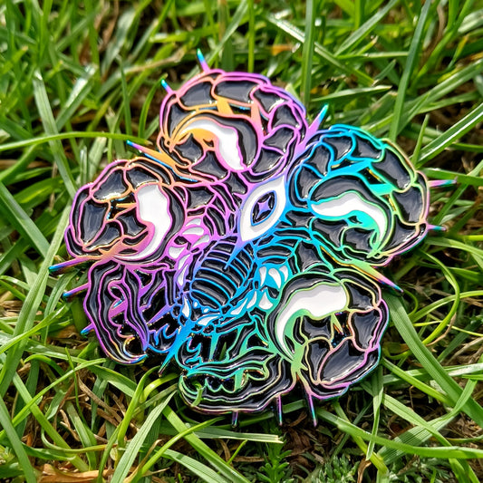 Celestial Scorpion Rainbow Enamel Pin