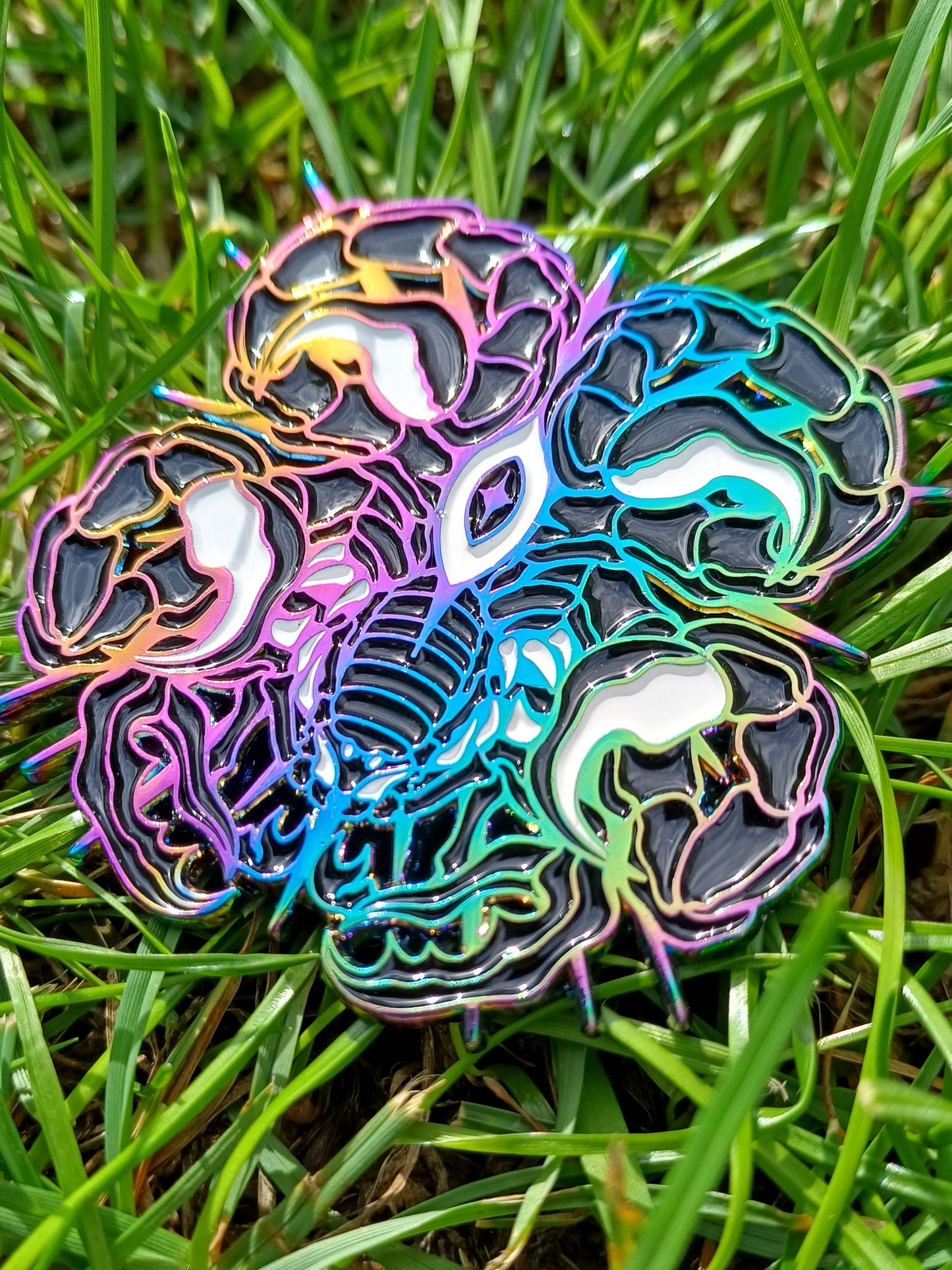 Celestial Scorpion Rainbow Enamel Pin