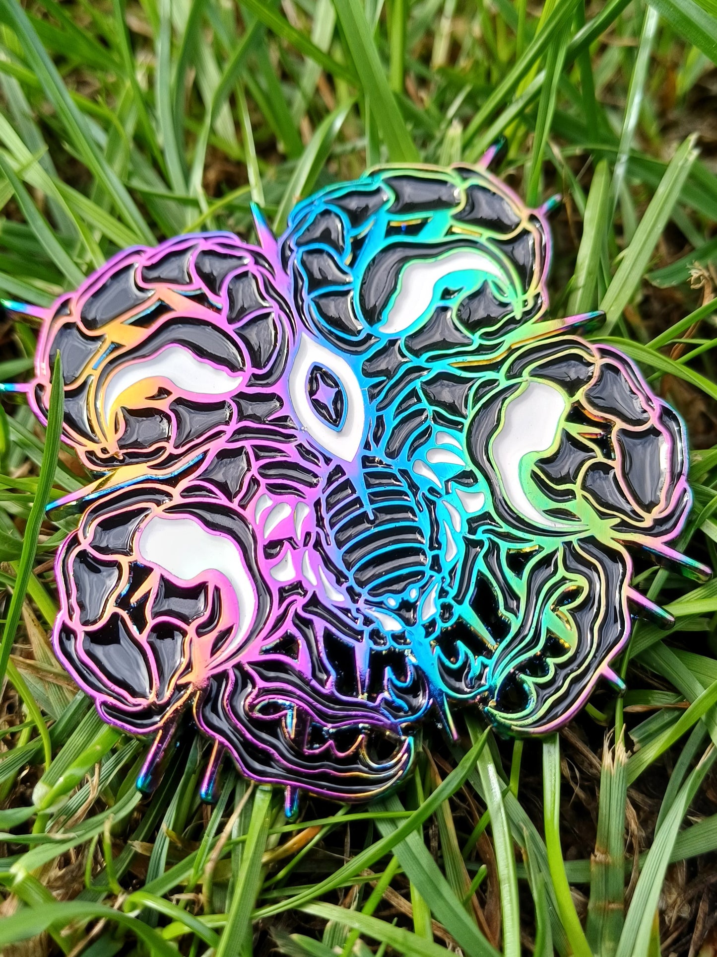 Celestial Scorpion Rainbow Enamel Pin