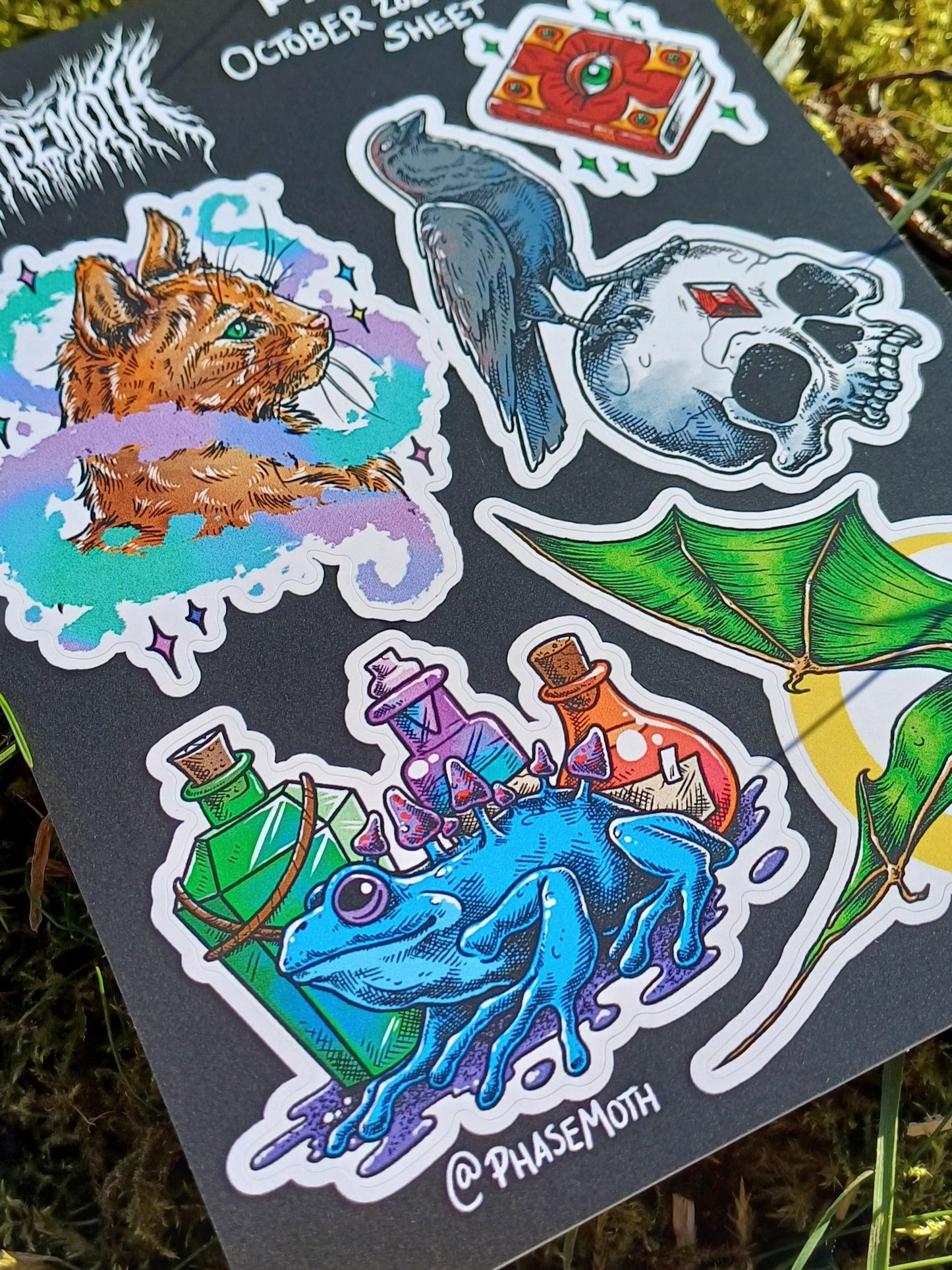 Witch's Familiar A6 Sticker Sheet